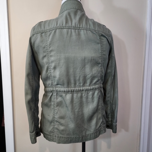 LOFT Drawstring Utility Jacket Size Small Petite - Picture 13 of 16